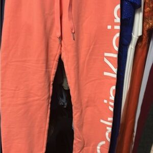 Calvin Klein Kids Bright Coral Joggers